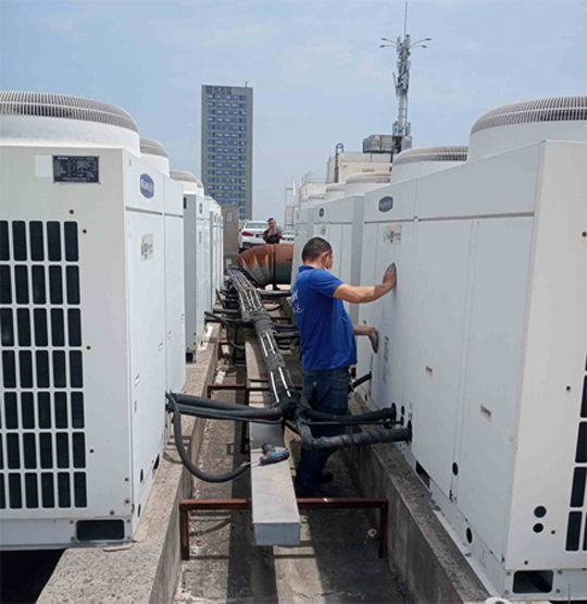 义马中央空调制热和不制冷系统维修方法